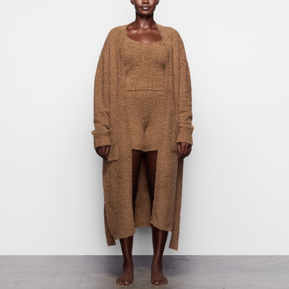 SKIMS Lounge Wear Cozy Collection Knit Robe - Picture 3 of 3